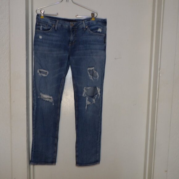 Silver Jeans Denim - Silver Distressed Boyfriend Jeans Sz 31
